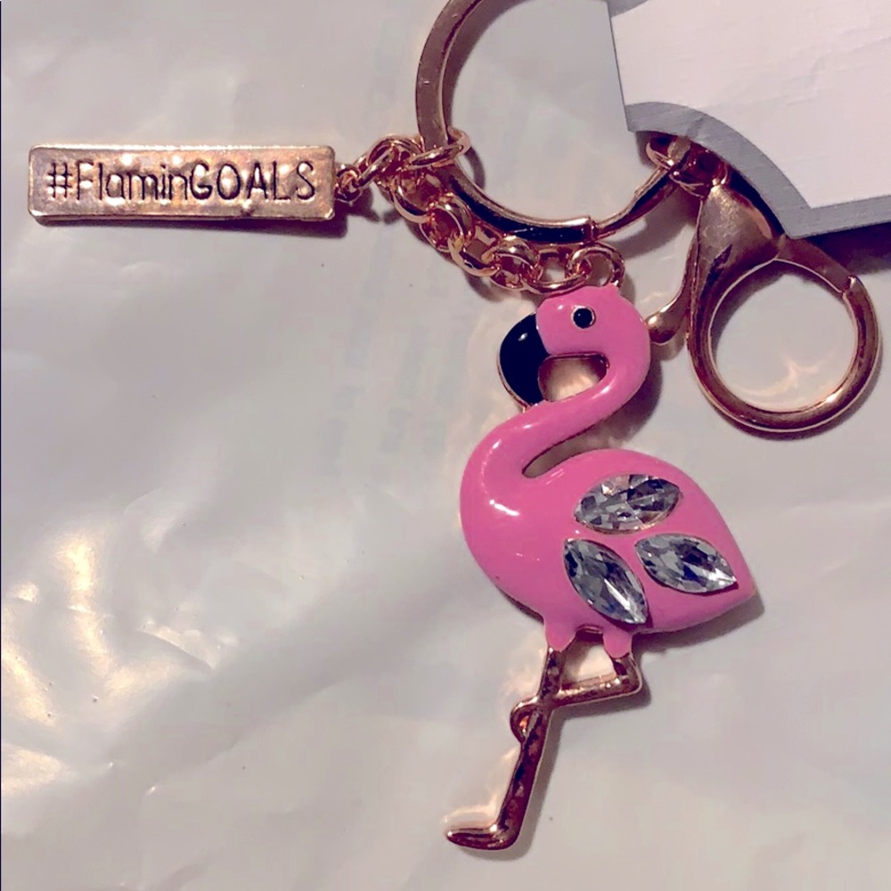Flamingo keychain